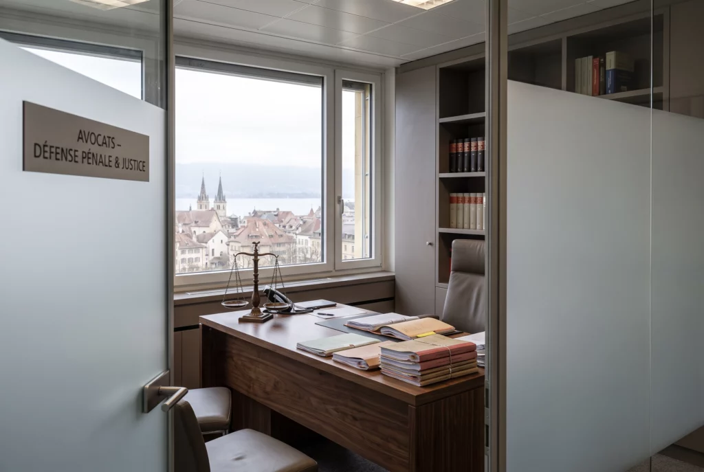 Avocat en droit pénal à Neuchâtel : défense et assistance immédiate