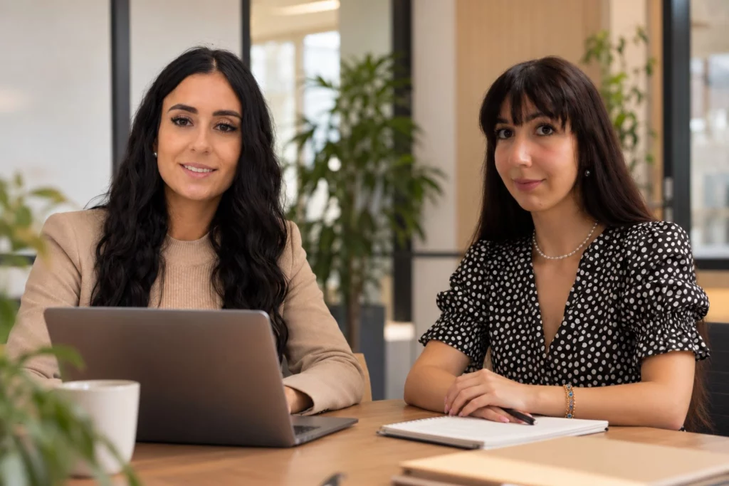 Mélanie Imperiale et Mélissa Küsne, juristes JuriUp