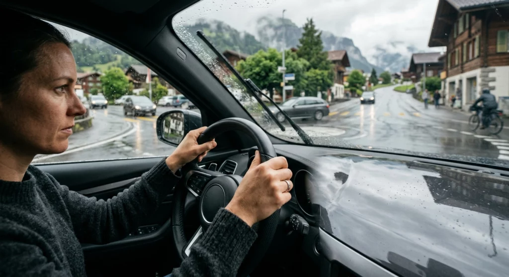 Refus de priorité et accident en Suisse romande : règles LCR, sanctions et assurance